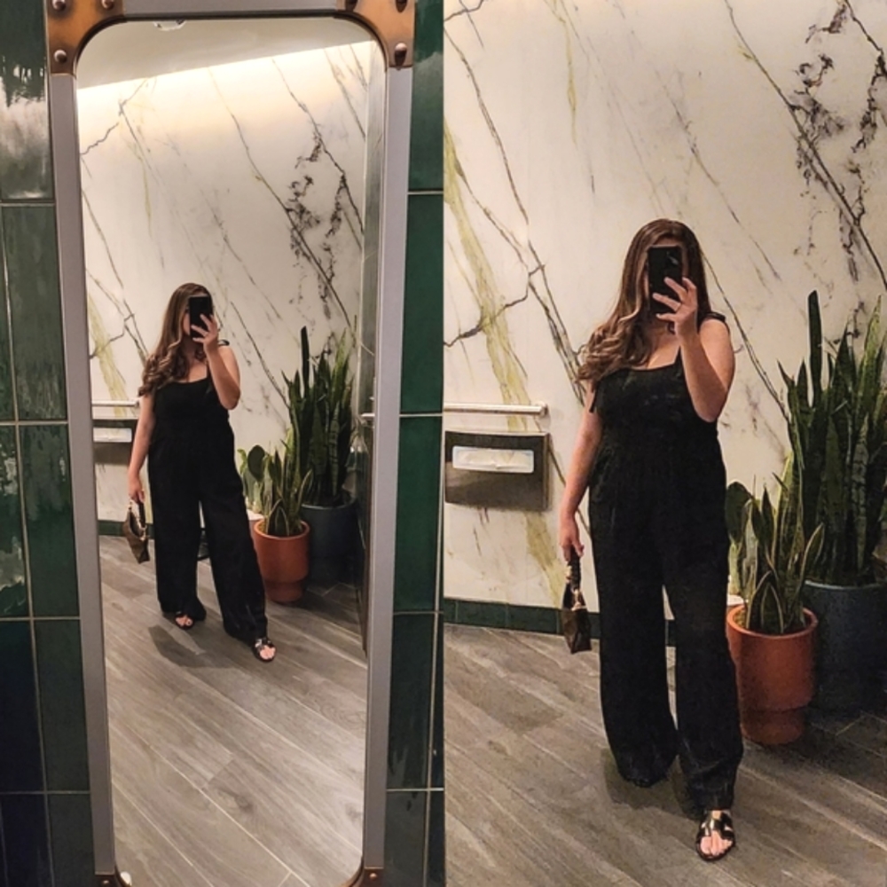 Old Navy Black Wide-Leg Jumpsuit